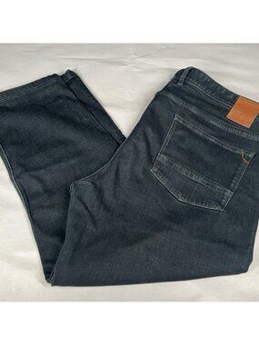 Tommy Bahama Jeans Mens 40 x 30 Dark Wash Black Stretch Relaxed Straight Leg